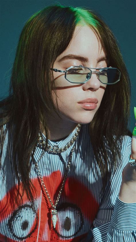 billie eilish wearing glasses.